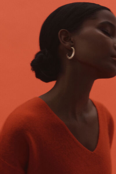 pull thelma orange femme