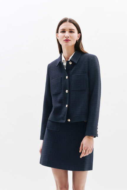 Vonetta Jacke marineblau damen