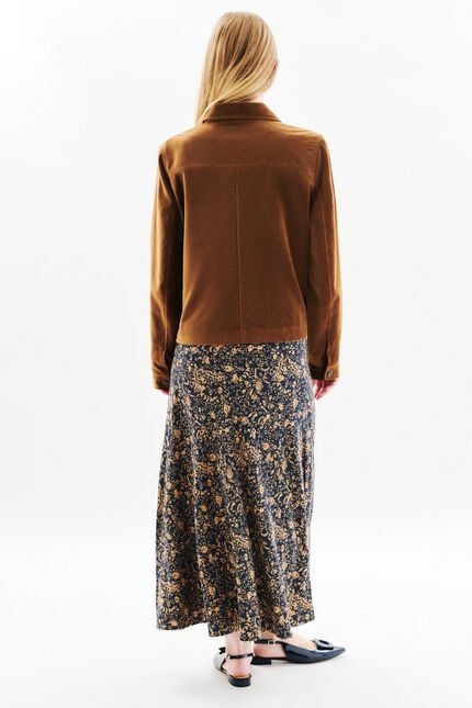 Vminatavelours jacket taupe woman