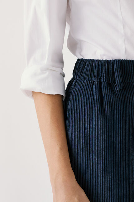 Pantalon Pnoora bleu marine femme