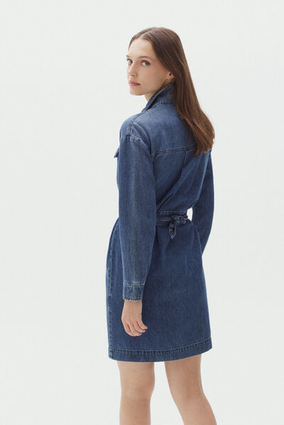 robe faustine denim stone femme