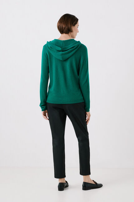 gilet basila vert émeraude femme