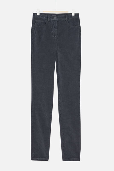 Broek Sylvano donkergrijs vrouw