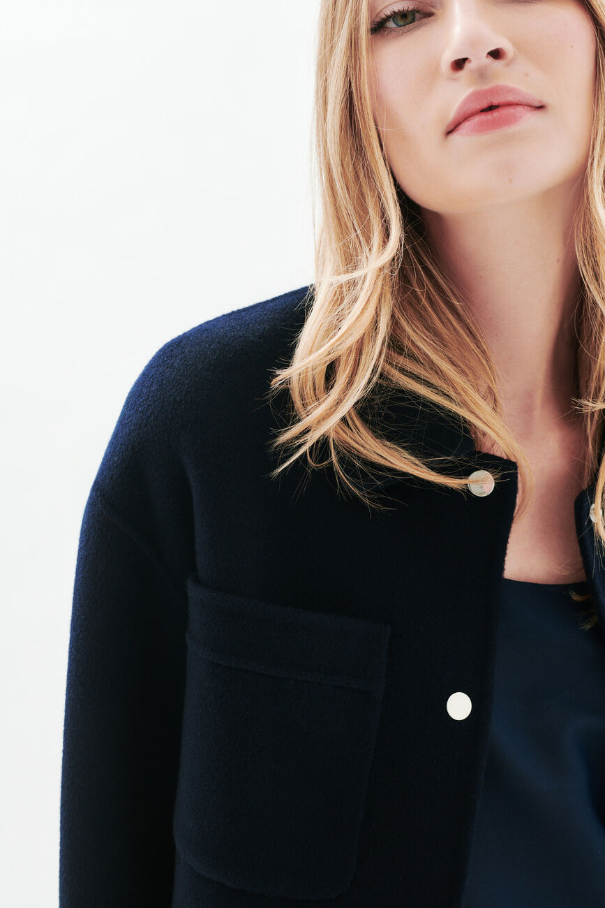 marineblauw vrouw