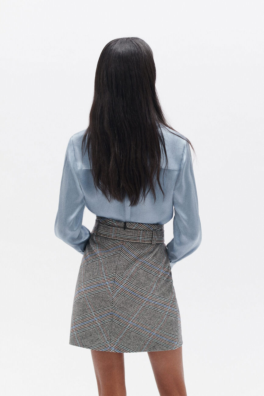 Janyce skirt electric blue woman