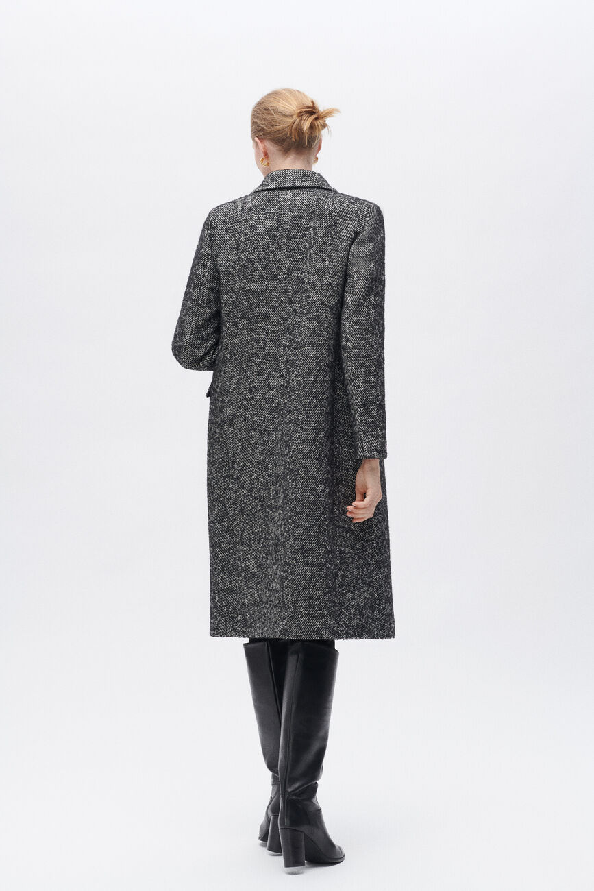 Ganix coat dark grey woman