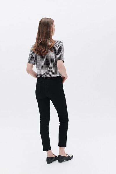 Pantalón paddy negro mujer