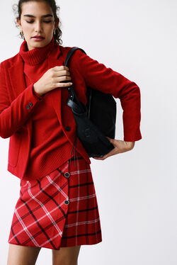 justine skirt red woman