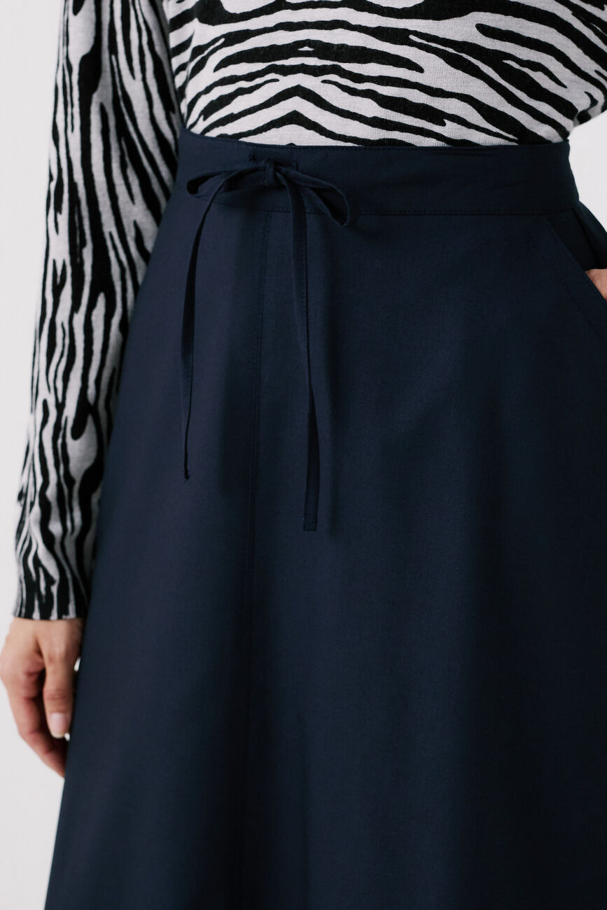 jupin skirt navy blue woman