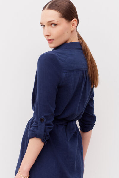 robe betina bleu femme