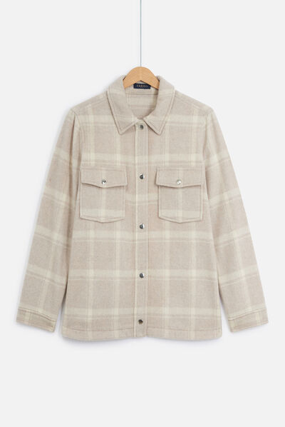 veste nina beige femme