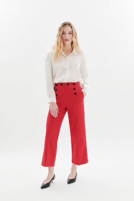 Hose Paolino rot damen