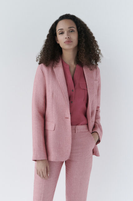 Veste volcan rouge foncé femme