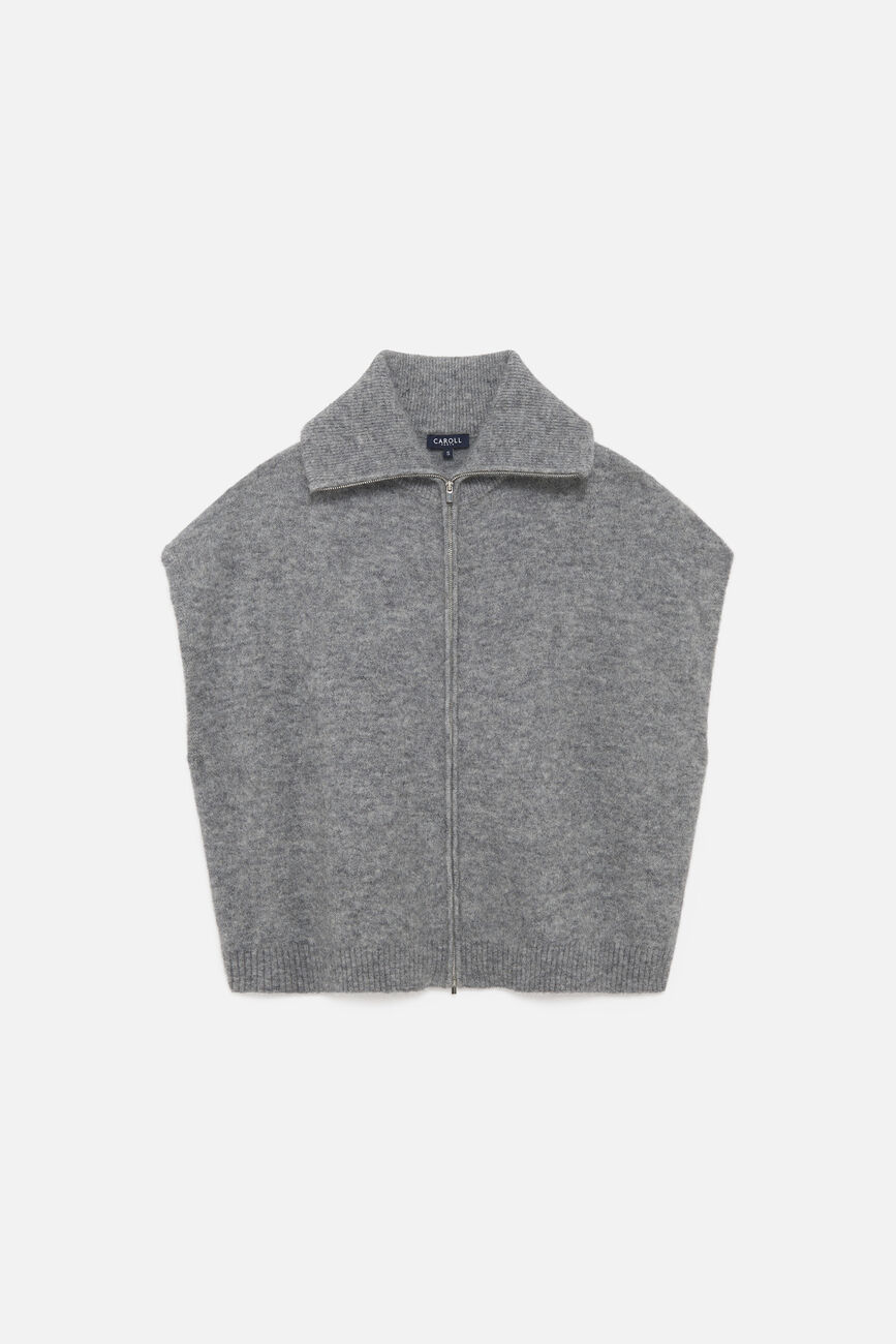 Pull mitch gris clair femme