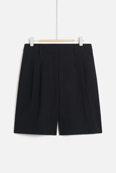 short bermude noir femme
