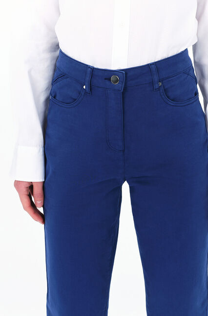 pantalon droit darling bleu marine femme