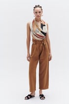 Terra pants dark orange woman