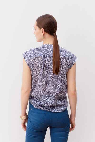 chemisier elio denim baby bleu femme