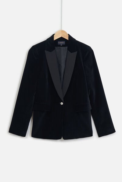 blazer aurora noir femme