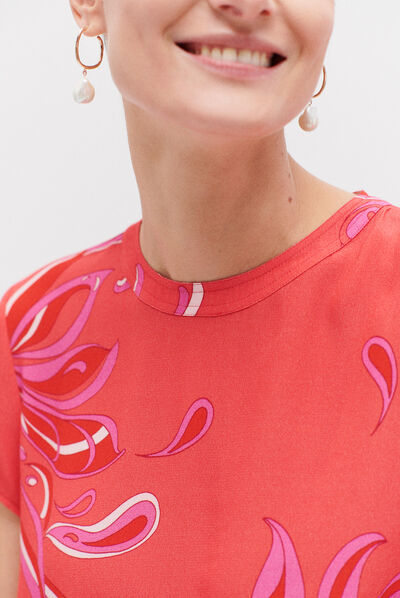 Blusa Gracie rosso donna