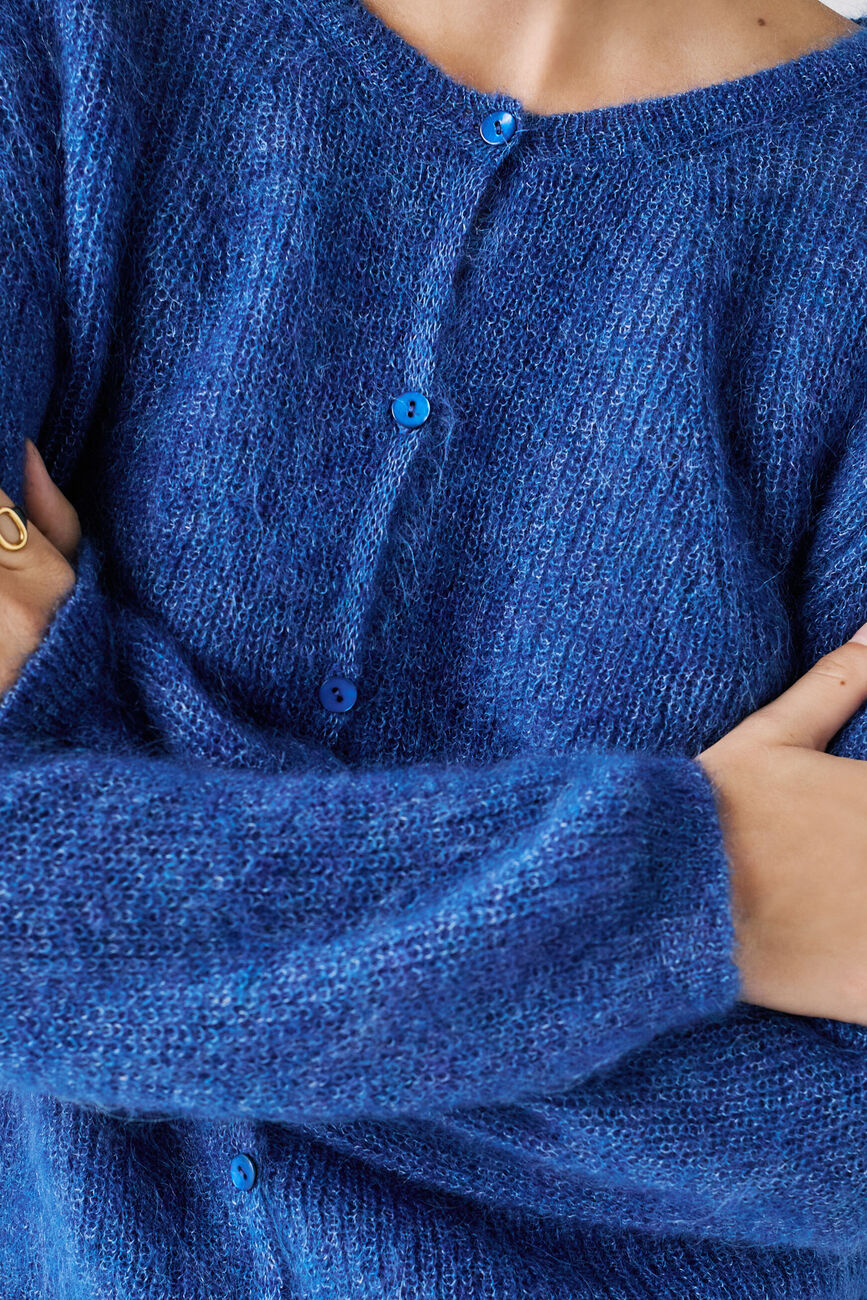 Gilet Mlennon bleu roi femme