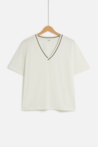 tshirt lou ecru femme