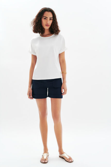 T-shirt Tmargerita ecru femme