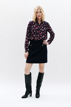 Cubby shirt navy blue woman