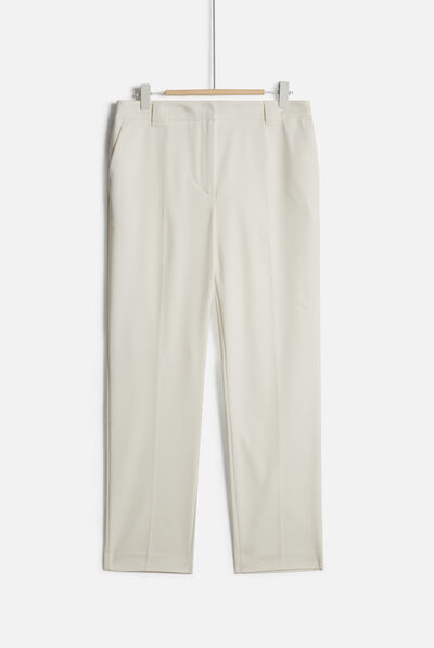 pantalon bobby ivoire femme