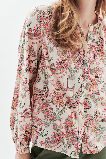 Camisa Colomby marfil mujer