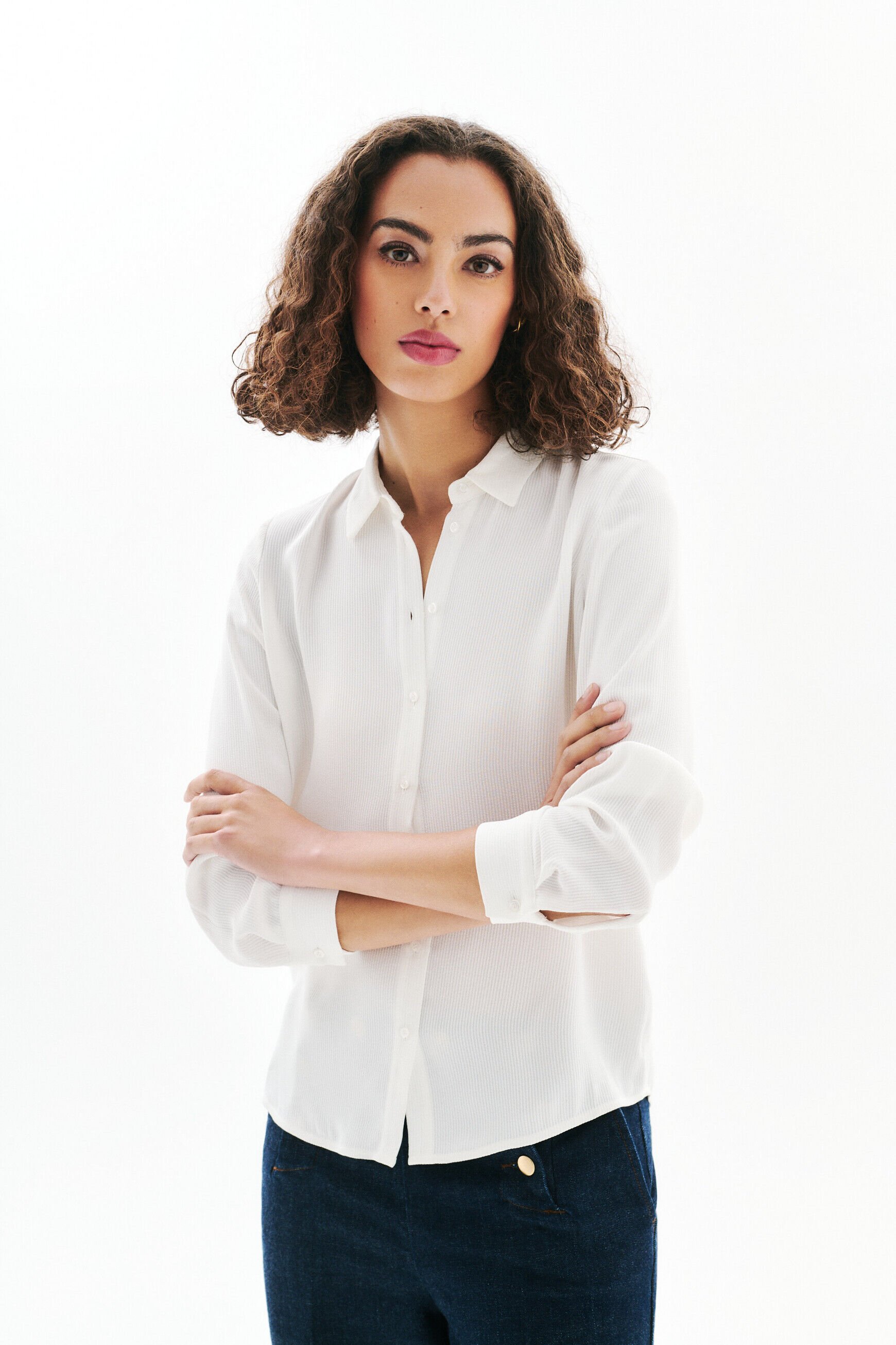 Chemise Cjessa ecru femme