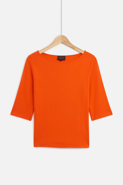 t-shirt olympe arancio donna
