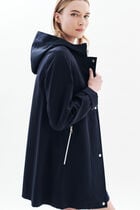 Gvenard Coat navy blue woman