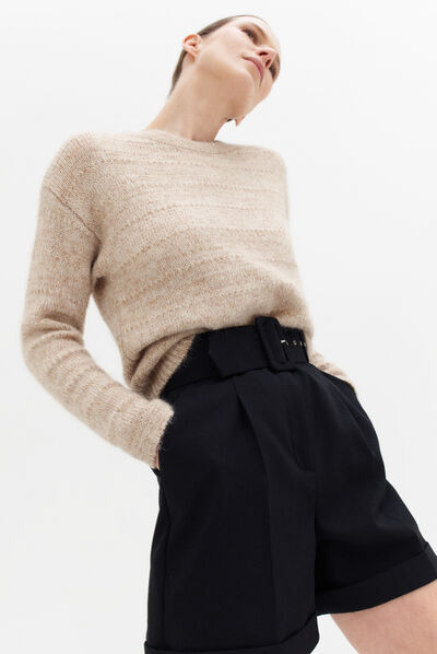pull natalia camel femme