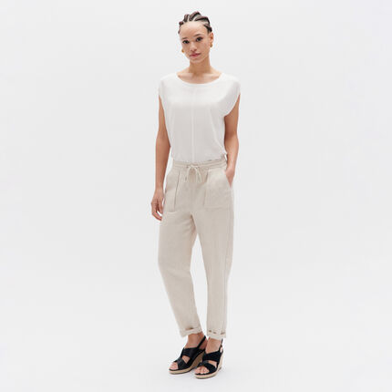 Hose Ignace sandfarben damen