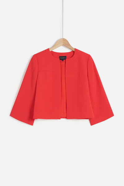 veste pauline rouge femme