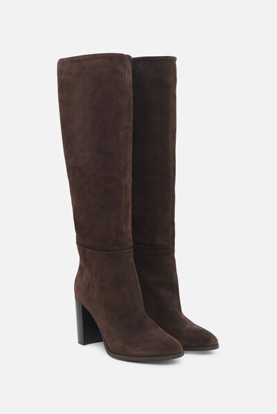 Bottes eladoua marron fonce femme