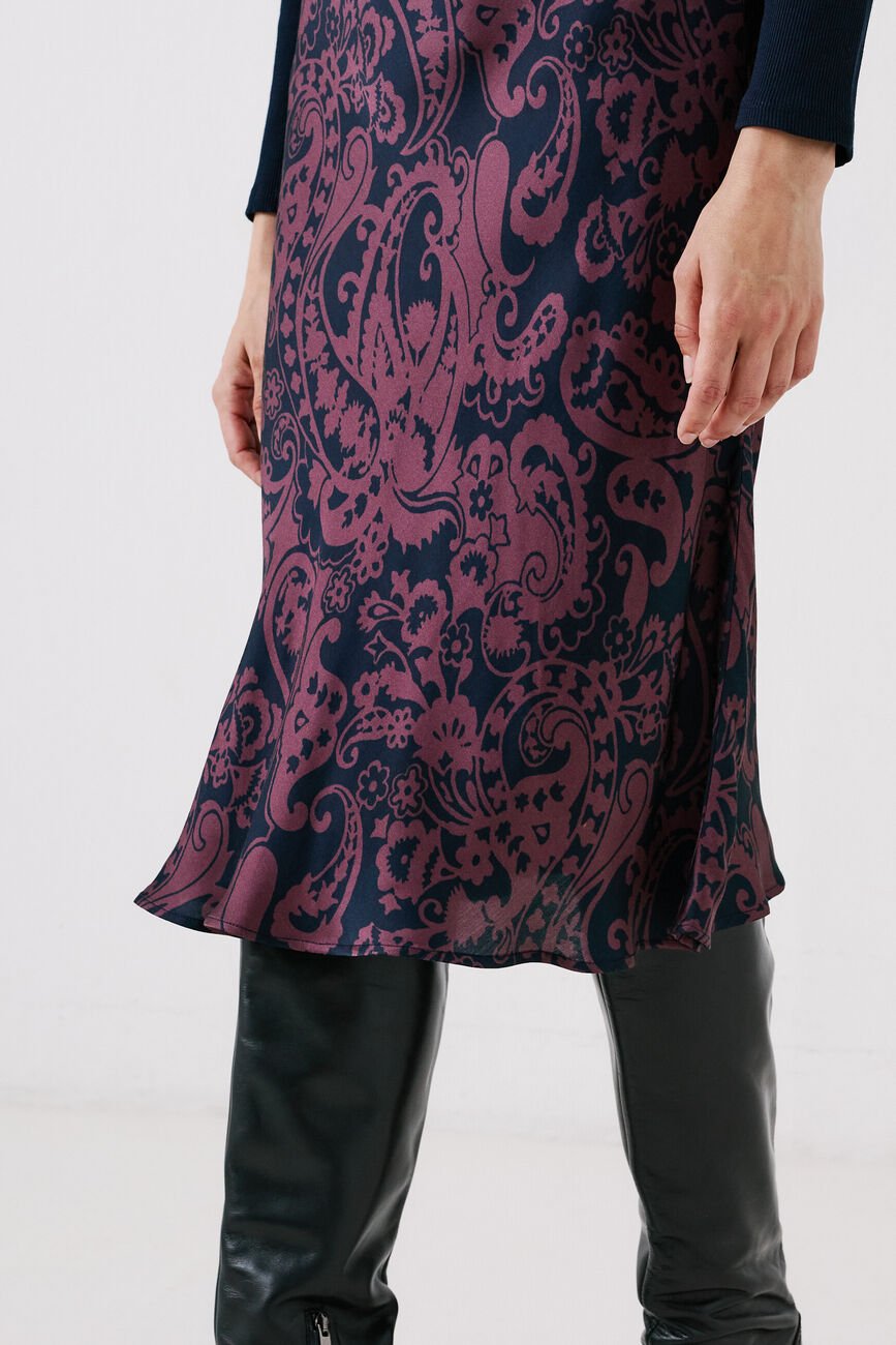 Skirt jalentin navy blue woman