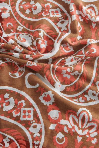 Foulard holy orange femme