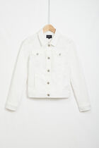 Holiday jacket white woman
