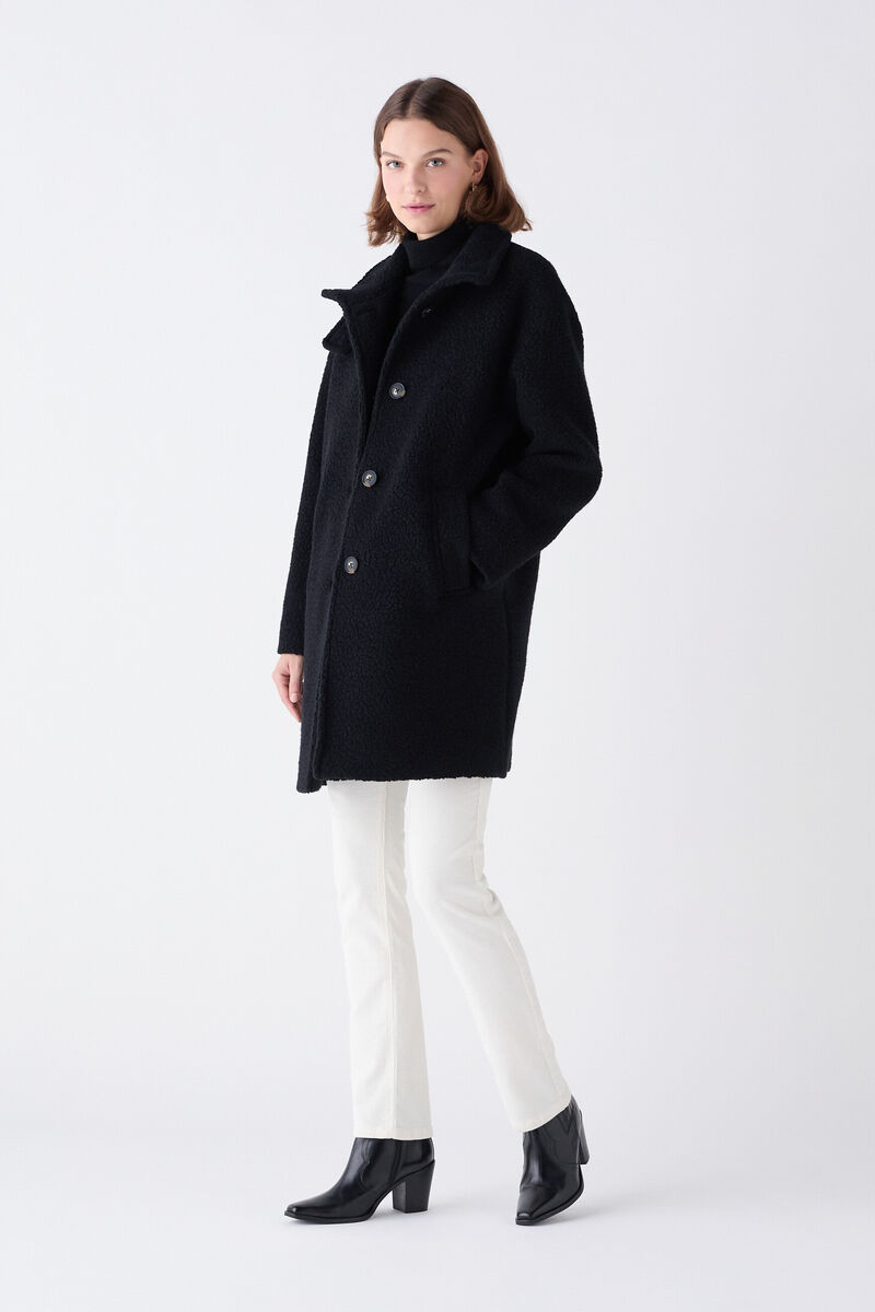 Manteau Gbomani noir femme