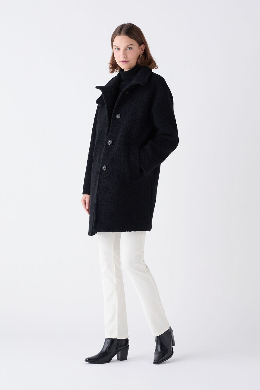Manteau Gbomani noir femme