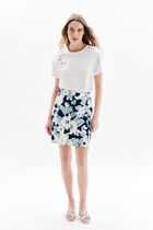 Jokan skirt light blue woman