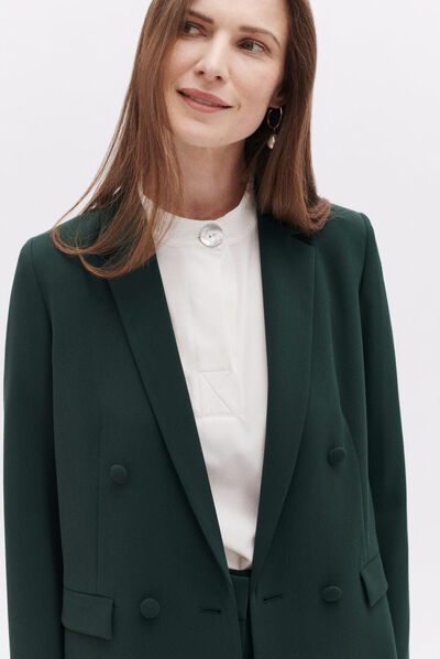 Veste venise vert fonce femme