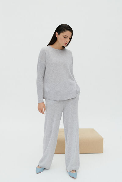 pull gabriela gris clair femme
