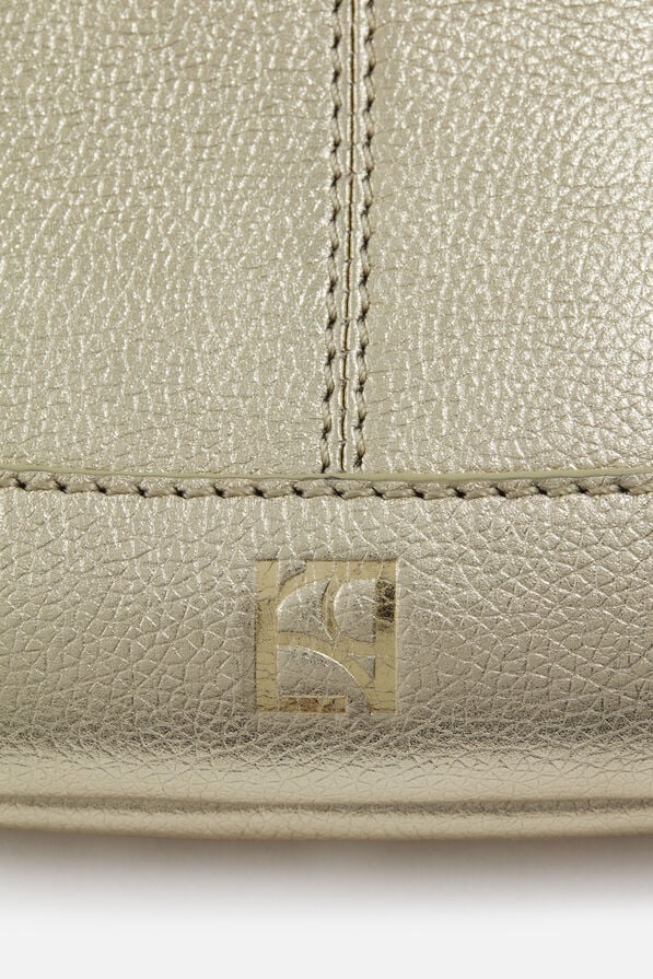 Banane savana2 en cuir naturel couleur or femme