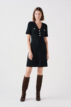 Raja dress black woman