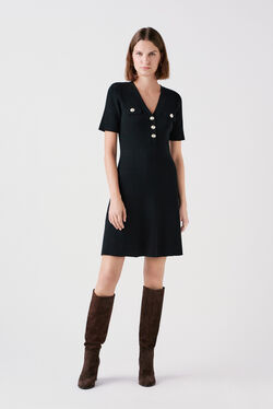 Raja dress black woman