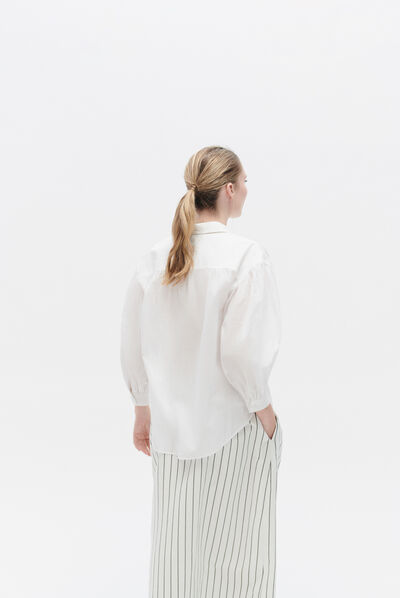 Camisa Cpinta branco mulher