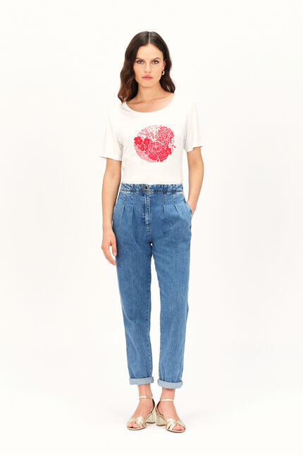 T-shirt tozan blanc femme